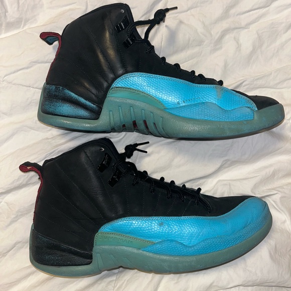 NIKE jordan 12 retro gama blue high top shoes size 10.5 men - Picture 6 of 13